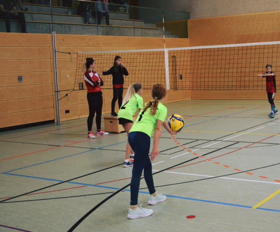 U12w erstes heimspiel